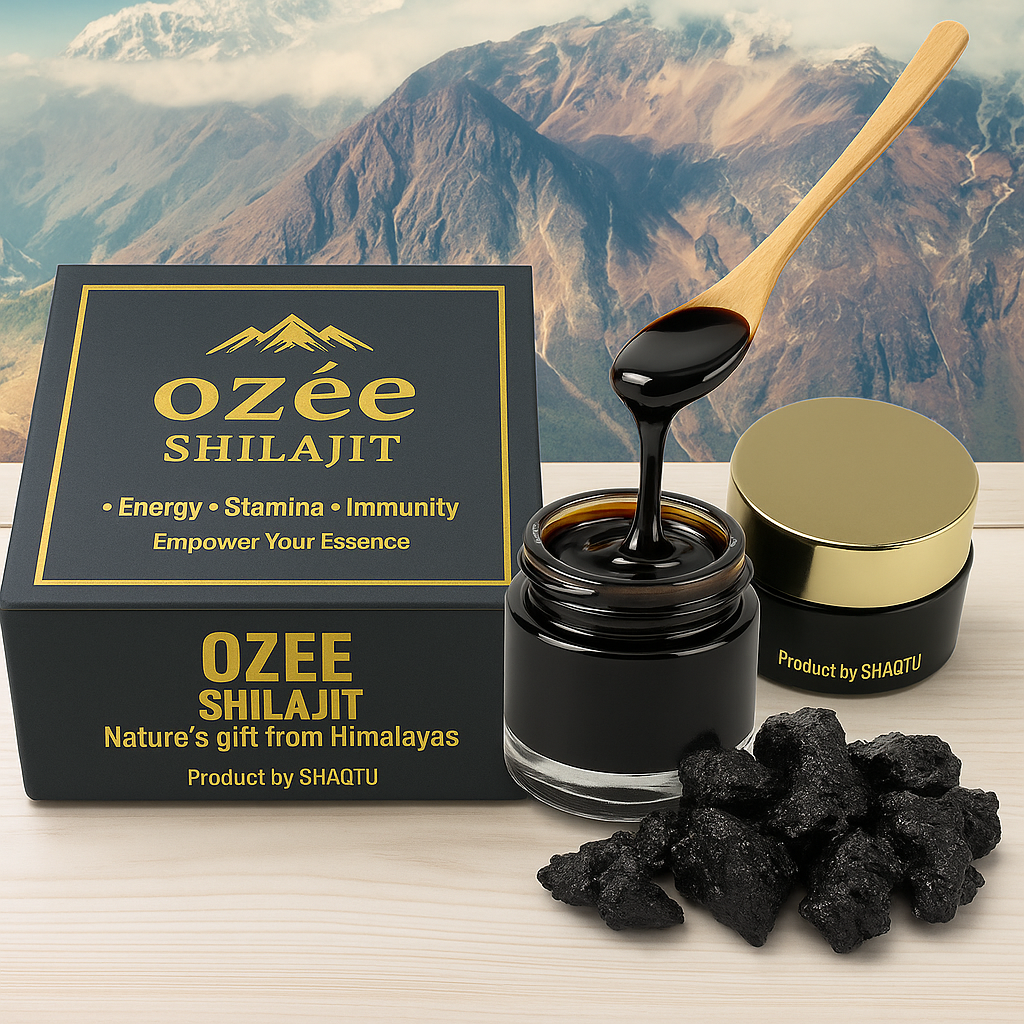 Ozee Shilajit – Pure Himalayan Energy Resin